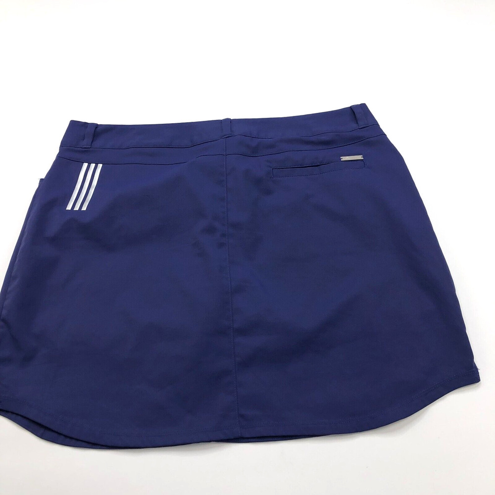 Adidas 12 (Fits 35W) Golf Tennis Lined Skirt Skort 4" Shorts Purple MINT